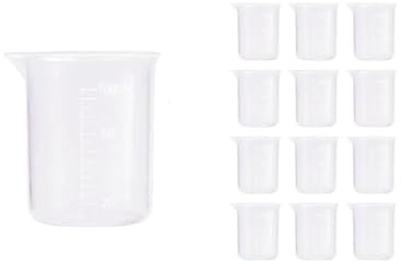 Vasos de Precipitados de Polipropileno. Vasos Medidores Plástico. (100ml, 12)
