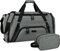 Dakuly Sporttasche Herren Damen Reisetasche Groß 40L mit Schuhfach Nassfach Weekender Schwimmtasche Gym Bag Trainingstasche für Männer Grau