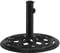 vidaXL Base de Sombrilla, Soporte de Parasol, Pie de Sombrilla, Base para Jardín Patio Terraza Piscina Playa, Hierro Fundido Negro 44X44X31 cm