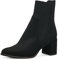 MARCO TOZZI Stivaletti Donna con Tacco Eleganti con Fascetta in Tessuto, Black, 36 EU