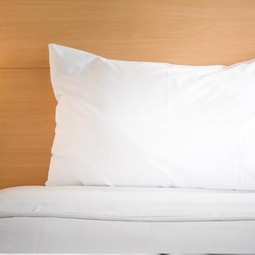 Heimtex Premium 40x80 Kopfkissen, 100% Baumwolle, weiß, flauschig, kuschelig, bequem, Anti-Allergie, Made in Germany (Packung mit 1)