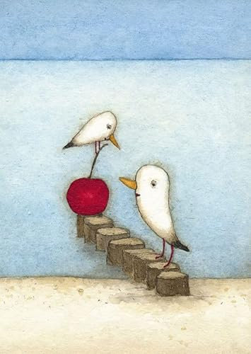 Postkarte A6 +++ LUSTIG von modern times +++ DAS IST UNSER TAG +++ BK.EDITION © AQUARELL VON HOLGER KOCH