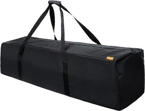 INFANZIA 115L Sporttasche, Große Wasserdicht Reisetasche mit Handschlaufe, Tragetasche mit Großer Kapazität, Stark und Langlebig, Geeignet für Sport, Fitness & Reisen, 115x30.5x30.5 cm, Schwarz