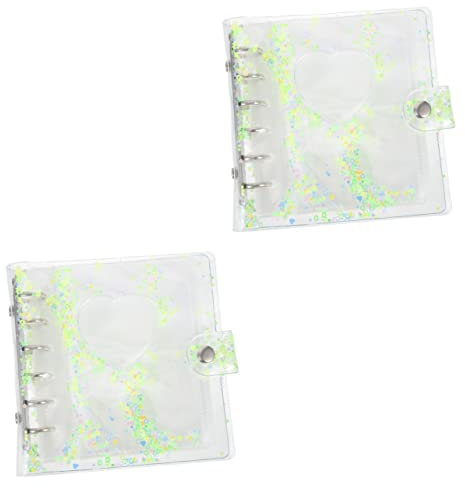 Warmhm 2 Sets Fotoalbum-nachfüllungen Foto-innenseiten Bilderbuchtaschen Postkartentaschen Säure-fotokartenhüllen Mit Umschlag