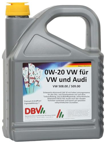 DBV 0W-20 Super Longlife IV 508.00/509.00 4 x 5-Liter-Kanister