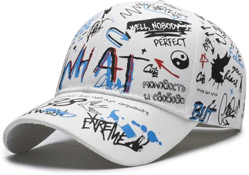 YKDLLF Cappello da Baseball Uomo con Visiera Unisex Cotone Regolabile Casuale Berretto da Baseball Cappellini Cappello Snapback Classico Blank Tesa Regolabile High Top End Trendy Color Style