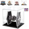 AAABOX 20x20x20cm 3mm Dick Acryl Vitrine für Lego Creative Workbench 21265 Imperial TIE Fighter 75300 Anti Hawk Armor 76247 und 31133 40613,Transparente Würfel Schaukasten Staubdichte Display Case
