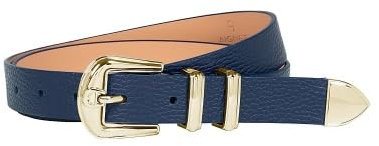 Aigner Gürtel Cybil, Blau-Gold Länge 75
