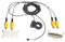 Pluuttiem Blinker für Elektrofahrräder, E-Bikes, 36 V, 48 V, 52 V, 72 V, Wasserdichtes Kabel, LED, Blinkend, V04-36-72 V