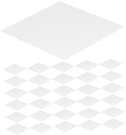 NUOBESTY 500pcs Quilting Paper Piecing Templates for Sewing Paper Piecing Templates Easy Positioning