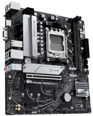 WLTDYZZLDN Fit for ASUS Prime B650M-K AMD B650 Prend en Charge Les Cartes Mères AMD Ryzen™ 7000 Série 8000 De 96 Go, Socket AM5 Carte Mere