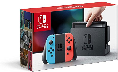 Nintendo Switch – Neon Red and Neon Blue Joy-Con (Renewed)