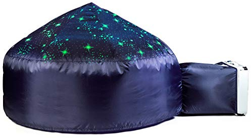 AirFort Inflatable Fort for Kids, Builds in 30 Sec, Play Tent Age 3+ (Starry Night)