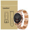 LvBu Armband Kompatibel mit Michael Kors Bradshaw 2, Classic Edelstahl Uhrenarmband für Michael Kors Access Gen 5 Bradshaw Smartwatch (Roségold)