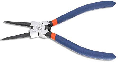 WISEPRO Circlip Pliers Internal Heavy Duty Snap Ring Pliers with Straight Jaw for Ring Removing and Retaining 9 Inch