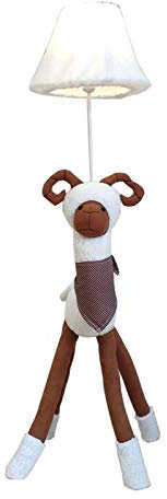 Karikatur Alpaka Stehlampe,Kreativ Wohnzimmer Schlafzimmer Kinderzimmer Geschenkbett Vertikale Tischlampe AA+ (Farbe : Remote Control Models)