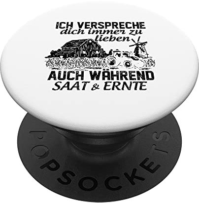 Verspreche Dich Immer Zu Lieben Auch Wärend Saat Und Ernte PopSockets mit austauschbarem PopGrip