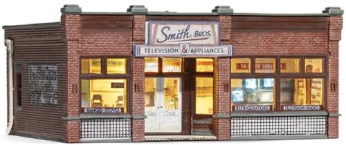 Woodland Scenics N Smith Brothers TV & Appliance Store Paint, Black, Medium, Model Train, 1:160, N Gauge, 1 count, Indoor, Liquid, Not Water Resistant