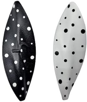 pro-bite Twister OG-Lures Classic Handpainted- Sonderedition | Durchlaufblinker in 7,5 gr. | Farbe: Black and White Dot