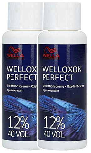 Wella Professionals Welloxon Perfect 12% 2er 60 ml Creme Natürlich für alle Haarfarben Tierversuchsfrei