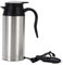 iSpchen Taza térmica de viaje para coche, hervidor de agua de acero inoxidable, taza de café térmica, 750 ml, 12 V, taza de calefacción eléctrica, termo de viaje, hervir a presión, para agua, té,