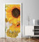 MyMaxxi - Tür bekleben mit Türtapete Türposter Türfolie Selbstklebend 90x200 Blumen Soleil farbig - Tür verschönern Türaufkleber Türklebefolie Blüte Pflanze Garten gelb