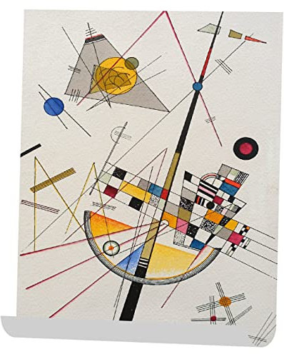 My Custom Style Poster Locandina Stampata su Carta Fotografica 200gr. #Arte-Delicata Tensione, Kandinsky#. 40x50cm