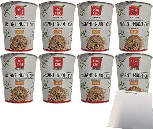 Ming Chu Instantnudeln Cup Huhn (8x67g) + usy Block