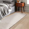 KARAT Bettvorleger - edle Velours Bettumrandung - Teppich Läufer für Schlafzimmer Wohnzimmer - Flauschiger Teppichläufer Sundae (80 x 120 cm, Beige)