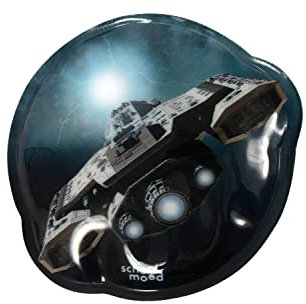 School-Mood LED-Patchy für Schulranzen – Klett-Patchy mit wechselbaren Designs für Kinder – Trendiges Schulrucksack-Accessoire für jeden Geschmack, perfekt für die Grundschule (Raumschiff)