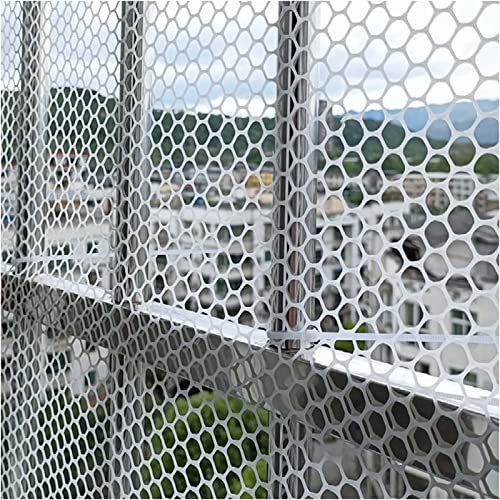 NURCIX Plastic Fencing Wire for Making Moss Poles/Balloons Wall, Hexagonal Railing Mesh - Dogs Cats Proofing, Green Multipurpose Net (1x30m/3.2x98ft)