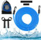 AMFUN Cinturón de natación para Piscina, cinturón de Entrenamiento de natación de 4 m, cinturón de natación Ajustable, cinturón de Resistencia de natación para Adultos, niños, Piscinas de natación,