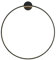 Wandleuchten Minimalismus Runde Wandleuchte Moderne Kreis Led Wandleuchten Aluminium Ring Wandleuchte for Schlafzimmer Restaurant Korridor Gang Wohnzimmer Beleuchtung Fixture ( Color : Black Warm Ligh