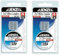 Set: 2 x Jenzi Stahl Vorfach, Powerflex, 7x7, 6, 9, 12, 15, oder 20 kg, mit 20 Klemmhülsen Vorfach + gratis Petri Heil! Aufkleber (6 kg)