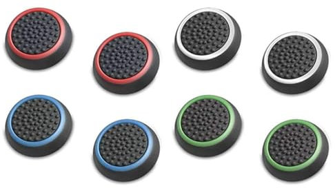 Silicone Thumb Stick Grip Cap Joystick Thumbsticks Caps Cover for PS4 Xbox 1 PS3 Xbox 360 PS2 Game Controllers - 4 Pairs,xbox thumb grips