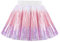 Mädchen Rock Lila Gradient Elastisch Pailletten Tutu Ballett Gr. 98-104,Farbverlauf Lila,98-104
