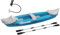 Outsunny Inflatable Kayak 2-Person Inflatable Canoe Boat Set with Air Pump, Aluminium Oars, Blue, 318 x 80 x 50 cm
