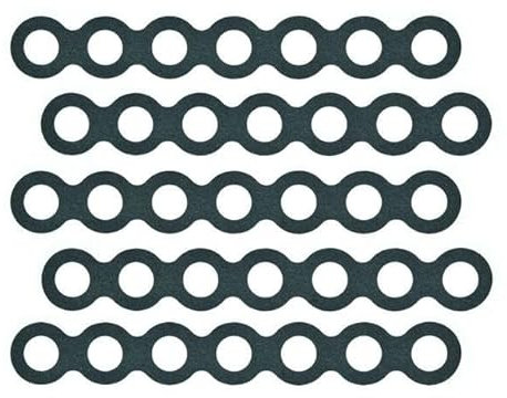 18650 Li-Ionen-Batterie-Isolierungsdichtung, Gerstenpapier, Batteriepack, Zelle, isolierender Kleber, Patch, isolierte Elektrodenpads, 32650-5 Stück, 7 S