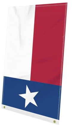BESPORTBLE Bandiera Decorativa del Texas in Poliestere 90x150 Cm Design Vivido per Uso Interno e Decorazione Eventi