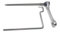 1xROTO Maco Winkhaus Siegenia Ziehgriff Einstellwerkzeug Griff Neu von Bayram 4 er sechskant ergonomisch einsetzbar bei halb offenen Fensterflügel 120x85 mm + Ratscher wie am Bild