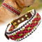 Ben&Bruno Hundehalsband | Breit & Verstellbar | 100% Handgefertigt | Robust, Sicher & Langlebig | Starkes Paracord Halsband | Halsbänder für Kleine, Mittelgroße & Große Hunde | Medium