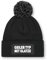 Prozente Momente Geiler Typ mit Glatze – Beanie mit Bommel | Strickmütze | Wollmütze | Beanie mit Druck | lustige Sprüche | Apres-Ski | Winter | Schwarz