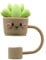 1 couvercle de paille pour tasse Stanley avec poignée de gobelet en silicone de 76,2 et 1,2 l - Réutilisable et anti-poussière