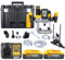 DeWalt DCW620H2 18V XR 12mm / 1/2 Cordless Brushless Plunge Router With 2 x 5.0Ah Powerstack Batteries, Charger & TSTAK Case