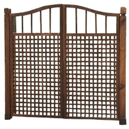 Porte Saloon 2 Vantaux Porte Battante Intérieure en Bois Massif avec Charnières Métalliques Conception Incurvée Porte De Bar Facile À Assembler Haut 120CM(152 * 120CM)