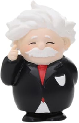 Folpus Segensfigur „Gott des Lernens“, Tischdekoration, Heimdekoration, Statue, Skulptur berühmter Persönlichkeiten für Bücherregal, Schlafzimmer, Einstein