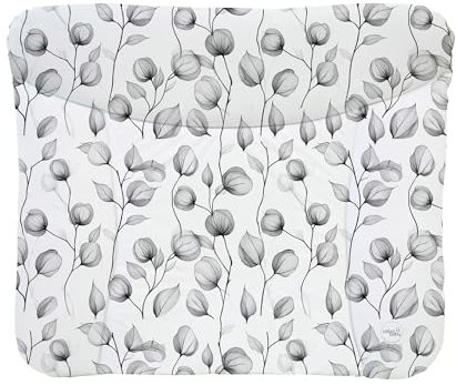 Ceba Baby® weiche Wickelauflage 75x72 cm - Doppelseitige Baby Wickelunterlage - Wickeltischauflage für Junge und Mädchen - Wasserdicht, abwaschbar - OEKO-TEX - Made in EU - Goldbeere