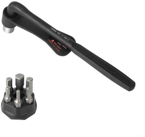 ComfyHarbor Clé dynamométrique pour vélo 310 Nm/1020 Nm avec embouts hexagonaux et Torx pour réparation (3-10 Nm)