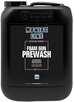 Mafra - Maniac Car Detailing Line, Formato 5L, Foam Gun Prewash, Prelavaggio Schiumogeno Ideale per Lavaggio Auto con Foam Gun