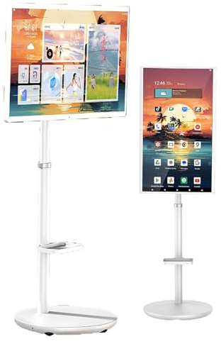 PRECISTECH Smart TV Portátil 32 Pulgadas, Pantalla Táctil Full HD 1080p Y Tablet Full HD Smart, Pantalla Portátil para Noche De Cine Y Pantalla Inteligente Inalámbrica Portátil